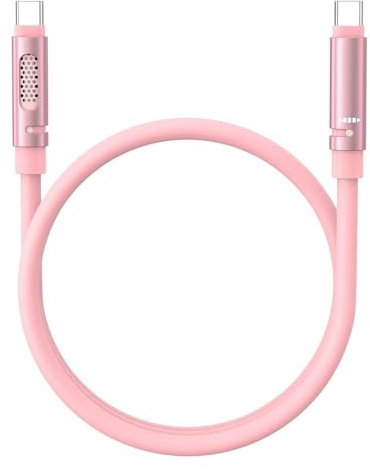 RAVIAD Cable USB C Carga Rápida 1M, 240W Cable USB C a USBC PD3.1 QC3.0 con luz RGB, Cable Tipo C para iPhone 16/15 Pro Max, Galaxy S24 S23 S22, MacBook Pro/Air, Pad Pro/Air, Pixel, Laptops, Pixel