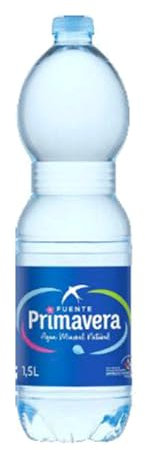 Agua Mineral Sin Gas Fuente Primavera 5 Packs De 6 Botellas 1.5 Litros (30 unidades)