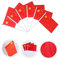 Hemobllo 1Ensemble Drapeaux Miniatures Chinois Plastique de Petits Drapeaux à Agiter pour Festivals Événements Sportifs et Célébrations