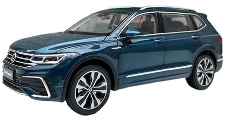 1 18 Für TIGUAN L SUV Simulation Legierung Auto Modell Ornamente Souvenir Sammeln Spielzeug Display Ornamente(Blau)