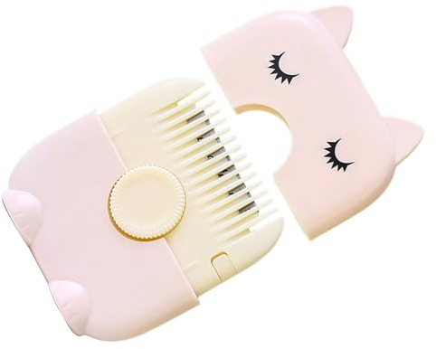 Lawn Mower Comb | Hair Thinning Comb, 2 in 1 Accessory for Children Fringe, Double Tips Removal for Home Travel Adults