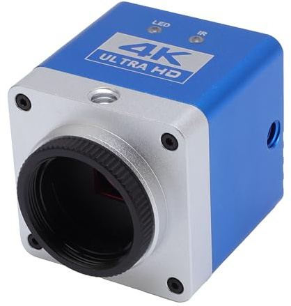 Acouto 4K HD -Mikroskop -Industriekamera 8.3MP Auflösung /.8 Sensor HD Display Schnittstelle C Ausgang Digitales Mikroskopkamera mit Zoll,3 MP, um das Qualitätsbild zu Gewährleisten