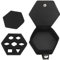 Pequeña Bandeja de Dados para rodar, Caja de Almacenamiento de Dados Container Dice Dice Case Organizador Hexagon Dice Rolling Rolling para Juegos de Dados y Otros Juegos de Mesa