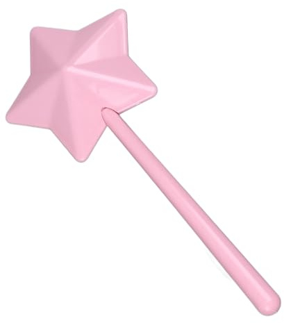 Riuulity Pentagrammform Salz und Schüttlerstab, Praktischer Süßer Plastiksalzspender für Halloween, Weihnachten mit Weit Verbreitetem Multifunktionalem Design (PINK)