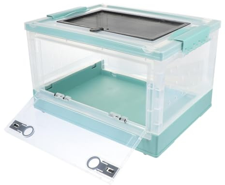 TOYZFRIENDY Faltbarer Hamsterkäfig aus Robustem Kunststoff Isolierter Kleintier-breeding Box Multifunktionales Terrarium für Hamster und Kleine Haustiere Inklusive Spiel Versteckbereich