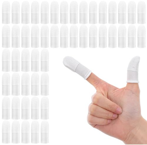 YUIANLB 40 teiliges Haustier Zahnpflege Set Weiche Fingerzahnbürsten Zahnreinigungstücher Reduziert Zahnstein Plaque Mundgeruch Sanfte Zahnbürsten Waschbare Tücher für Tägliche Mundhygiene Welpen