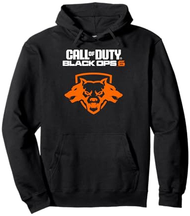 Call of Duty Black Ops 6 Orange Cerberus Video Game Felpa con Cappuccio