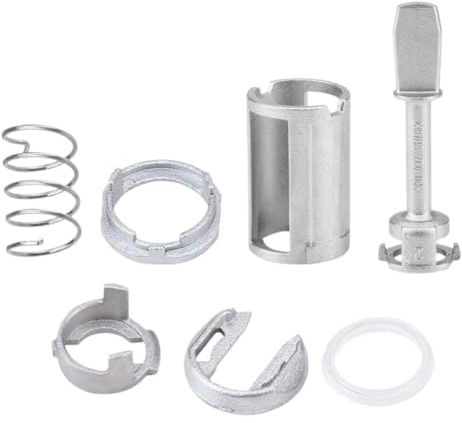 Kit de réparation de barillet de cylindre de serrure de porte en métal avant gauche droite 3B0 837 167 168 Compatible avec Seat Toledo Leon Arosa
