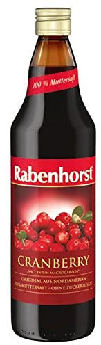 Rabenhorst 100 % Bio Muttersaft, Cranberry 0,7 l