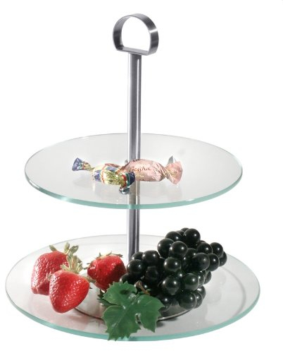 3-stufige Glasetagere