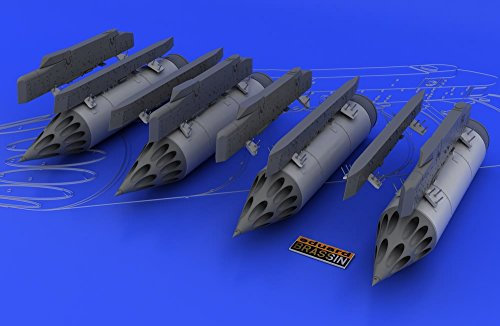 Eduard EDB648041 Brassin 1:48-Rocket Launcher B-8M1 Messing-Set, Vielfältig