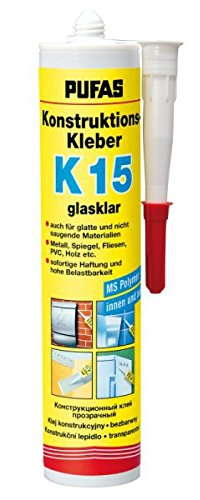 PUFAS Konstruktions-Kleber K15 glasklar 0,3 kg