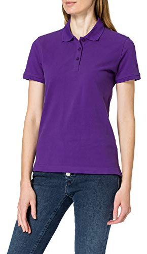 CliQue Damen Regular Fit Poloshirt,Purple (Bright Lilac), 36 EU (Herstellergröße:Small)