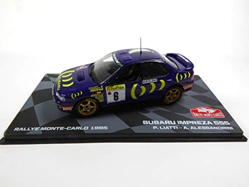 Subaru Impreza 555 Rally Monte Carlo 1985 Liatti 1/43 Ixo (BR11)