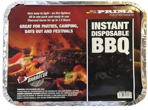 Disposable Bbq Instant Grill Charcoal - Disposable Outdoor Camping Summer | Ideal For Garden Bbq, Camping, Outdoor Party, Picnics - Quick & Easy To Use
