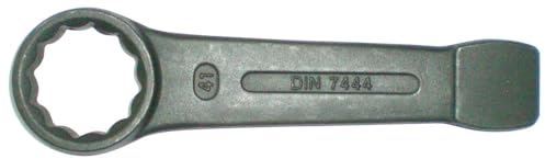 Dönges Schlag-Ringschlüssel gerade 32 mm 0007444032 (Ringschlüssel Schlagringschlüssel Schlagschlüssel Schlüssel Schlag-Ringschlüsselgerade) Schlüsselweite: 32 mm/Länge: 190 mm/Ringstärke: 17,0 mm