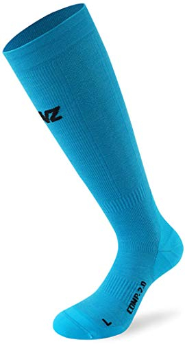 Lenz Compression 2.0 Merino Socken, blau, M