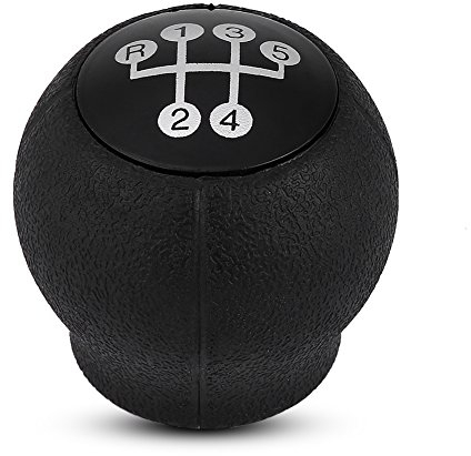 Pomo de cambio de marchas, 5 velocidades Pomo de palanca de cambios Head Fing Pomo de cambio rápido compatible con Vauxhall/Opel Corsa B C Vectra B Astra G F