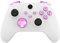 eXtremeRate Tasten Set für Xbox Series X&S Controller, Glänzende DIY-Ersatz D-Pad/ABXY/View/Share/Menü/LB RB LT RT Trigger Bumper Knöpfe Buttons für Xbox Core Controller-Chrome Pink