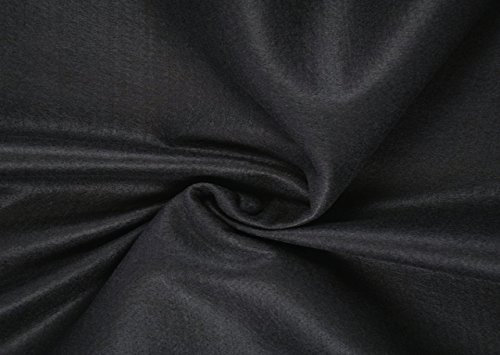 StoffBook SCHWARZ UNIVERSELLER FILZSTOFF 1MM DICK-90CM STOFF STOFFE, D486