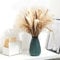 70 Stück Pampasgras Deko Rein Natürliche Zum Basteln Trockenblumen Strauss vase für pampasgras,Ideal for Boho Wohnzimmer