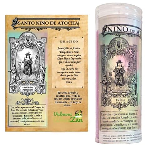Heilige Kerze Atocha Kind Eleggua Gute Glück Kerze Ritual Wunder Hilfe