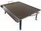 FPLUS Plancha de Acero 4 mm + 2 Asas Metal + Patas con Vertegrasas 50x33 cm