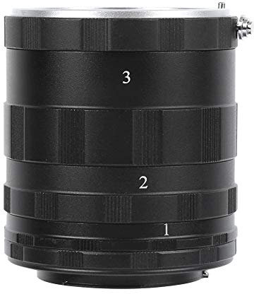 Nikon Extension Tube Nikon Extension Tube Closeup Contact Aluminium Alloy Black SLR Camera Macro Lens Ring Close Up Shooting Extension Adapter for Nikon AI Mount Cameras