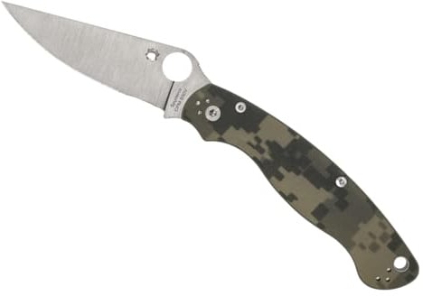 Spyderco Knives Military 2 C36GCMO2 Camo G-10 and S30V Stainless Pocket Knife