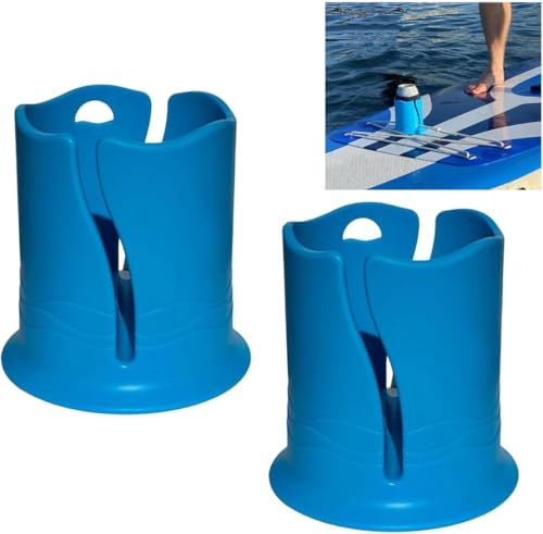 Paddle Board Getränkehalter Aufblasbares Stand-Up Paddle Board Zubehör SUP Paddle Getränkehalter Kajak Wasserflaschenhalter passend für Meisten Großen Tassen (2 PCS)