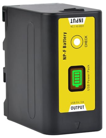 Batmax NP-F970 Replacement Battery with Type-C Charging Port Compatible with Sony NP-F550/570/750/770/930/960/970 Sony DCR-VX2100 DSR-PD170 FDR-AX1 DR-AX2000 HDR-FX1 HDR-FX7