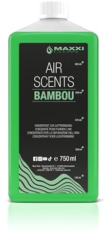 Maxxi Clean AirScents Bambou 750 ml - Geruchsneutralisierer Konzentrat für Bowl und Diffuser