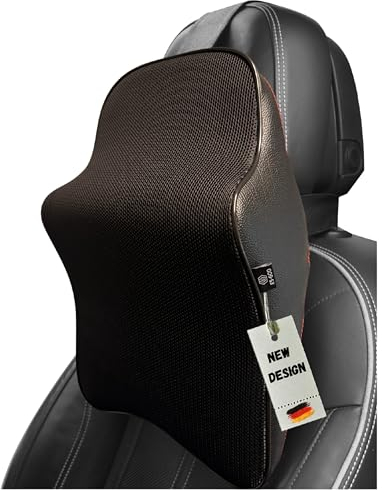 .ES-GOO Nackenkissen Auto Stoff Kopfstütze Auto | Nackenstützkissen | Nackenstütze | Auto Kopfstütze Kinder | Entlastet Nacken Schulter | Reisekissen Nackenkissen Polyester