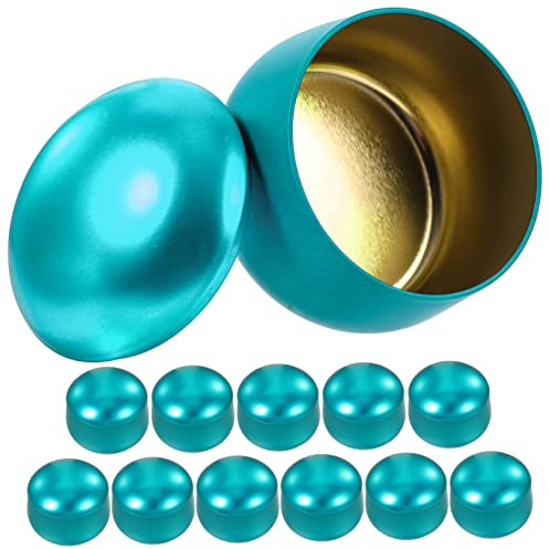 TOPPERFUN 12pezzi Contenitori Per Barattoli Scented Candle Tinplate Design Portatile e