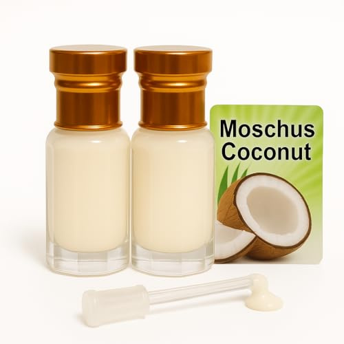 Weißer Moschus | Duft für Damen und Herren | Moschus Duftöl Sensitive | Musk Al Tahara | White Misk/Musk/Musc Parfümöl | Parfum | White Musk (12ml, Weißer Moschus - Kokosnuss)
