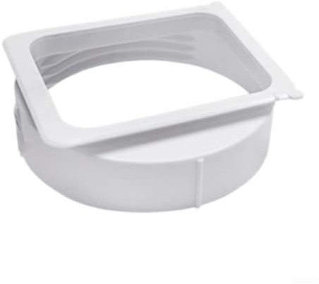 Zilimontt Connettore per condotto di scarico del condizionatore d'aria, accoppiatore del connettore del tubo di scarico, connettore del tubo di scarico, per condizionatore d'aria mobile portatile