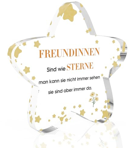 Beste Freundin Geschenke für Freundin Geschenk Freundin Geburtstag Freundschaftsgeschenke Geschenk Beste Freundin Freunde Acryl Dekoration Weihnachtsgeschenke für Freundin 12 x12 Size
