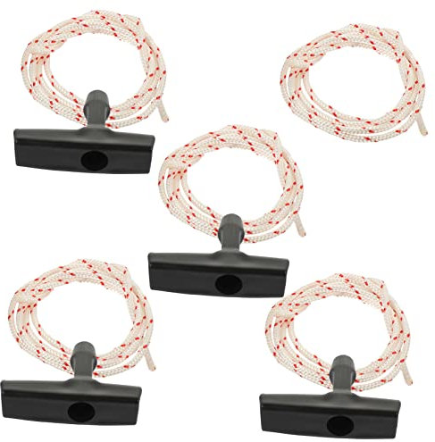 LIFKICH 5stücke Teiliges Garage-notfallzugseil Mit Kunststoffgriff Lang Robuste Zugkraft Für Dachbodenleiter Und Garagentor-notöffnung Langlebiges Rettungsseil Für Vielfältige Einsatzberei