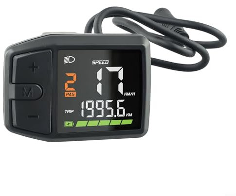 Emiif E-BIKE für Bafang Motor DZ41 Display Meter für M500 für M600 0102 HD UART/CAN Protokoll für Elektrofahrradkomponente (UART-Protokoll)
