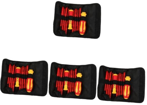 Vaguelly 4 Set Set di cacciavite isolato set cacciaviti professionali elettroutensili attrezzo attrezzi da elettricista ricaricabile kit di cacciaviti per elettricisti utensili elettrici pp