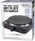 1500w Electric Single Hot Plate with Thermostat - Table Top Portable Hob Plate | Ideal for Camping, Caravans, Travelling | Overheat Protection, Non-Slip Rubber Feet, Neon Power Indicator - Black