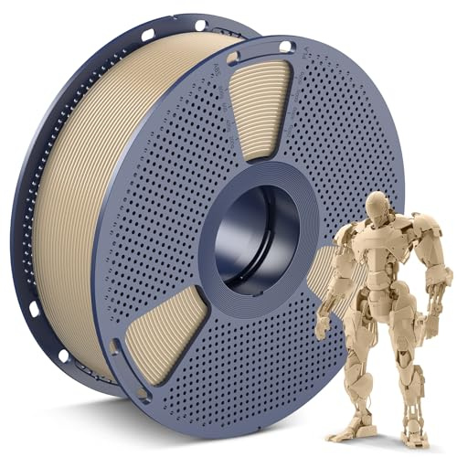 SUNLU PLA Eiche Filament 1.75mm, 3D Drucker Filament Eiche PLA 1KG | Maßgenauigkeit +/- 0,02mm, Sauber Gewickelte 1KG Spule (2,2 lbs) für Meisten 3D Drucker, Eiche 1000g