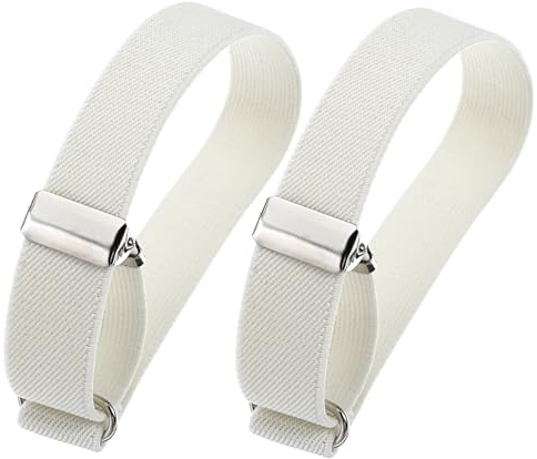 guduling 2 Pcs Sleeve Garters,Elastic Adjustable Armbands Arm Shirt Sleeve Holders,Arm Elastic Band for Sleeves,Arms Bands,Anti-Slip Shirts Sleeves Garters for Men,Expandable Shirt Armbands for Men