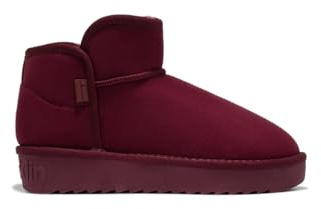 D.Franklin Stivali da Donna Stile Australiano Taglio Basso Rosso - Stivali per Donna - Moda casuale - Taglia (36) - Modello nordic low basic