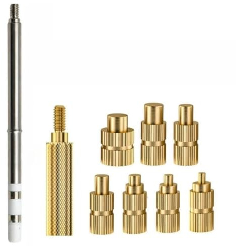 Muuookka T65 Lötspitzen-Wärmeeinsatzmutter-Adapter M2-M8 für T85 T75 HS01 GD300 SH72 RGS65 Einsetzset 3D-Druckzubehör