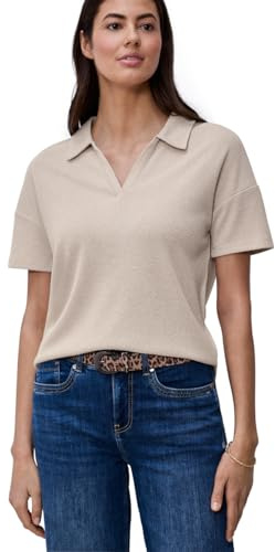 Street One Damen Kurzarm Poloshirt in Unifarbe