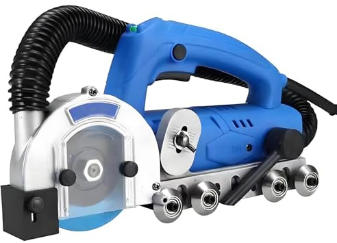 GwlThixion Electric Tile Joint Cleaning Machine, Tile Seam Cleaner, 1200W Household Electric Tile Gaps Crevice Cleaning, for Cleaning Grouts Between Tiles, Floor DIY Regrouting Tool B