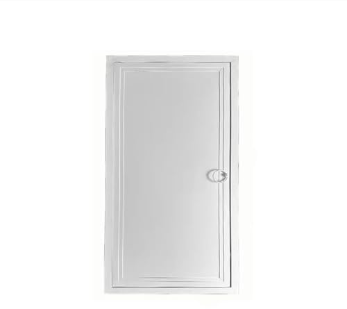 Revisionsklappe Aus Aluminiumlegierung Zugringverschluss – Revisionstür & Wartungsklappe Für Trockenbau Wasserzähler Badewanne Sicherungskasten Kabel- Und Rohrverkleidung(50x50cm/20x20in)