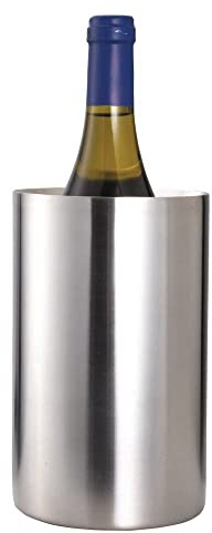 BarCraft KCBCWCOOLSS Single Bottle Wine Chiller in Gift Box, Stainless Steel, Silver