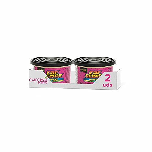 California Car Scents F312 Lufterfrischer für Auto, Taxi, Büro, Zuhause, Duftrichtung Kirsche (Coronado Cherry), 2 Stücke 42 g (2er Pack)